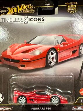 Hot Wheels Ferrari F50 Toy Car - Red